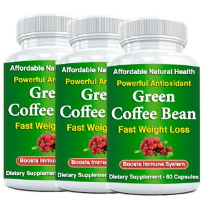 Version 1.0.0 Botella extracto grano café verde 180 cápsulas