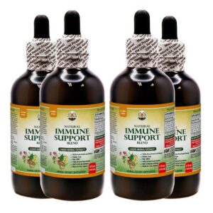 Botella de extracto herbal natural para apoyo inmunológico de 16 oz