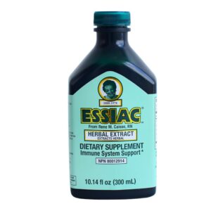 Botella oscura de extracto herbal líquido Essiac original 10.14 oz