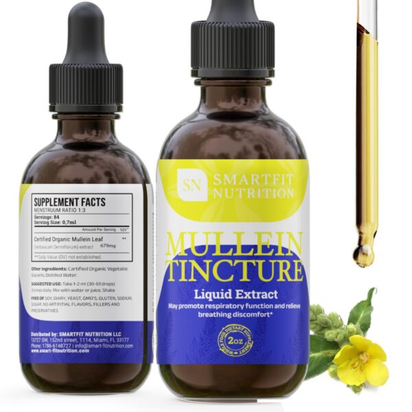 Botella extracto líquido de hoja de gordolobo 2 oz SN SMARTFIT