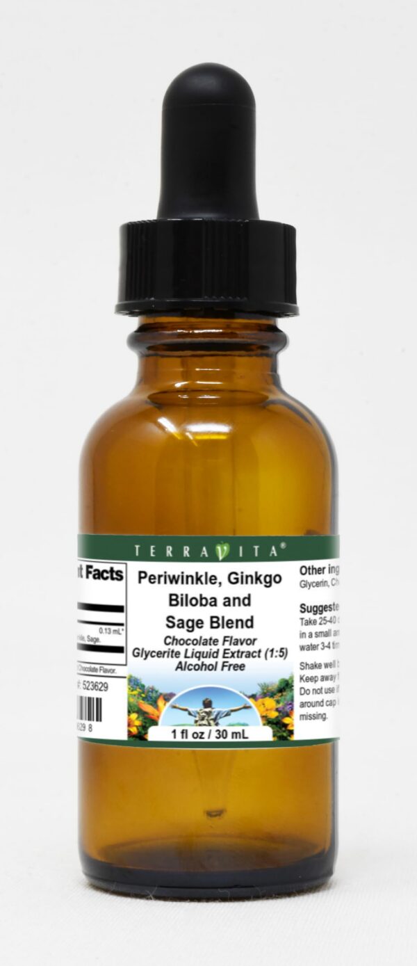 Botella extracto líquido de memoria Terravita sabor chocolate