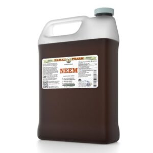 Botella de extracto líquido neem orgánico Hawaii Pharm 64 fl oz