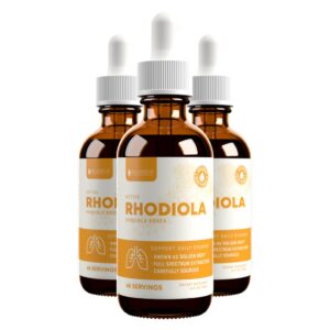 Botella extracto líquido rhodiola Rejuvica Health 2 Fl Oz