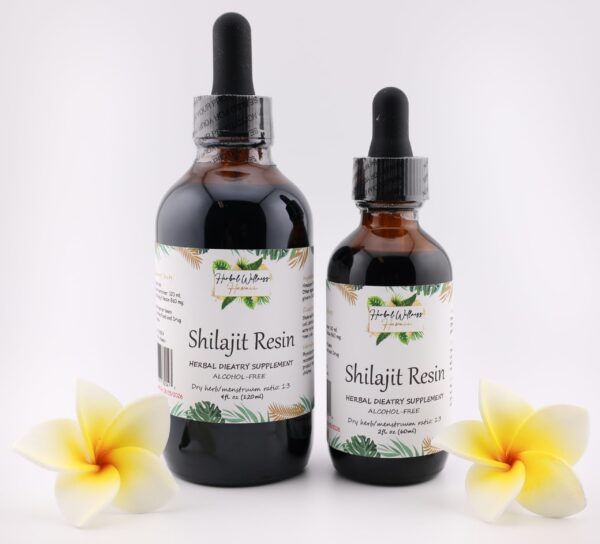 botella extracto líquido shilajit herbal wellness hawaii 32 oz
