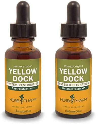 Botella extracto líquido Yellow Dock Herb Pharm 1 oz