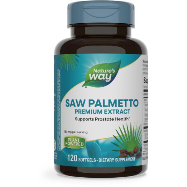 Version 1.0.0 Botella extracto Saw Palmetto Nature's Way 160mg para próstata