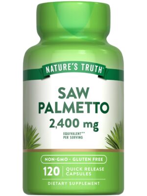 Version 1.0.0 Botella extracto Saw Palmetto Nature's Truth 120 cápsulas