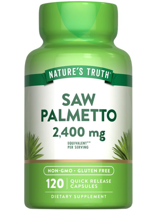 Version 1.0.0 Botella extracto Saw Palmetto Nature's Truth 120 cápsulas