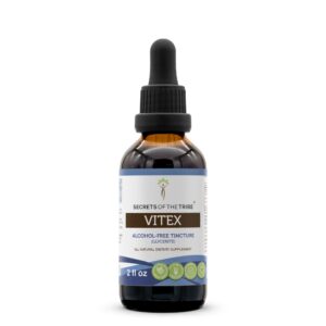 Botella de extracto sin alcohol de Vitex de Secrets of the Tribe
