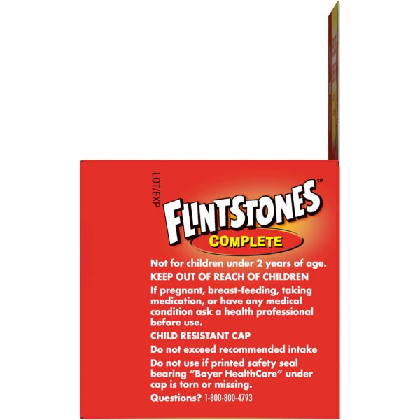 Frasco de multivitamínicos Flintstones para niños