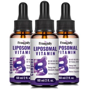 Botella Franguly complejo vitamina B líquida liposomal 6 oz