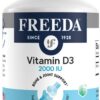 Botella FREEDA vitamina D3 2000 UI 100 tabletas pequeñas