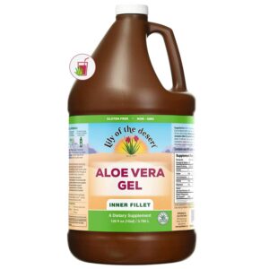 Botella gel aloe vera Lily of The Desert 128 fl oz para bienestar