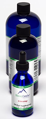 Botella de ginseng líquido HoneyCombs 16oz nueva fórmula
