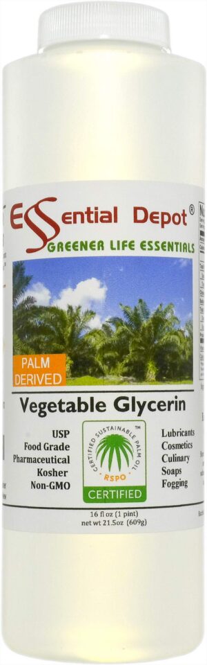 Botella de glicerina vegetal pura 1 pinta