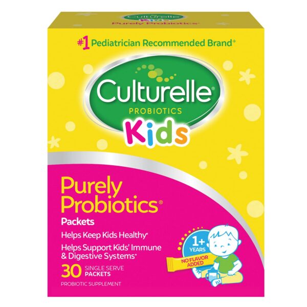 Version 1.0.0 Culturelle caja y frasco probióticos con fibra para niños