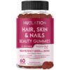 Botella gomitas NUELATION cabello piel y uñas con biotina y colágeno