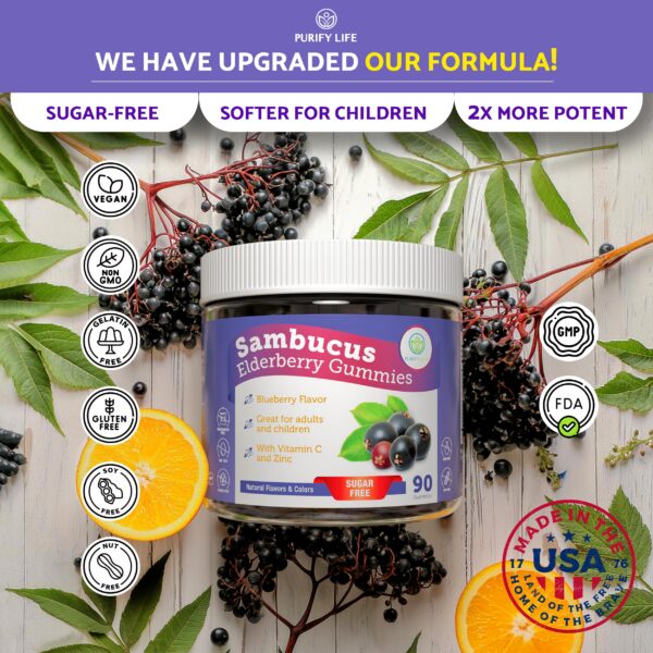 Version 1.0.0 Botella gomitas Purify Life con vitamina c y zinc