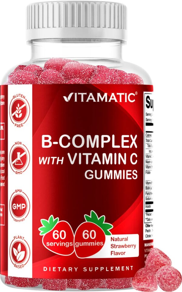 Botella gomitas vitamina B Vitamatic 60 unidades