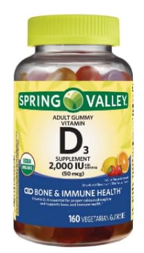 Botella de gomitas para adultos vitamina D3 SEDLAV