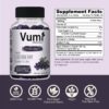 Botella de Gomitas Vumi mostrando etiqueta