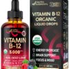 Botella gotas sublinguales vitamina B12 líquida 5000 mcg