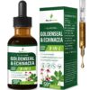 Version 1.0.0 Botella de gotas Goldenseal y Equinácea Selvaherb 2 oz