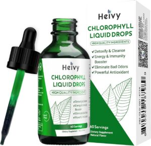 Version 1.0.0 Botella de gotas líquidas de clorofila Heivy 60 ml