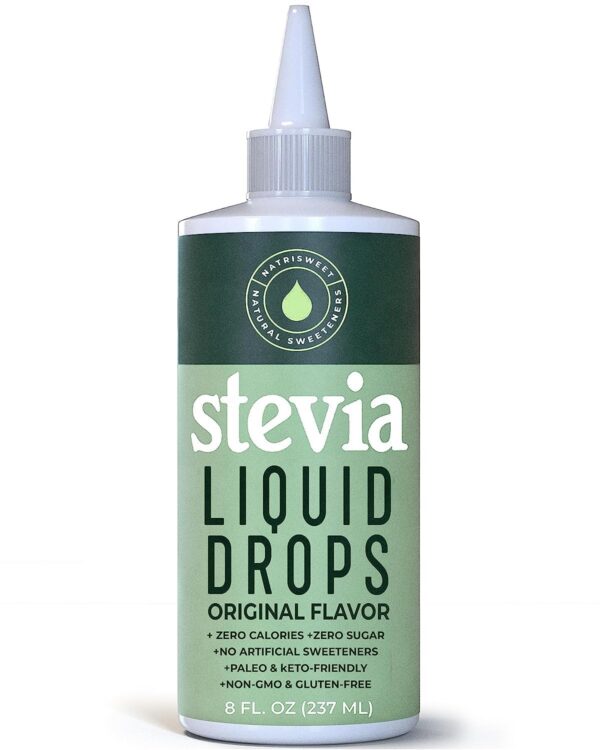 Botella de gotas líquidas de stevia NatriSweet 8 fl oz