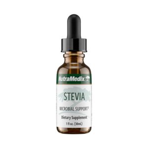 Botella de gotas líquidas de stevia NutraMedix