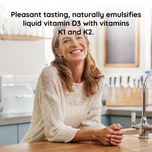 Version 1.0.0 Botella gotas vitamina D3 K2 Dr. Brighten perfil lateral