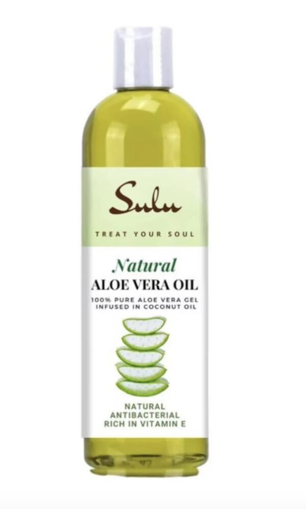 Botella grande aceite natural aloe vera SULU ORGANICS