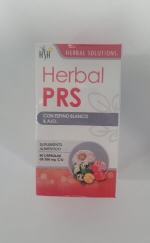 Botella Herbal PRS Bayas de Espino y Ajo salud cardiovascular