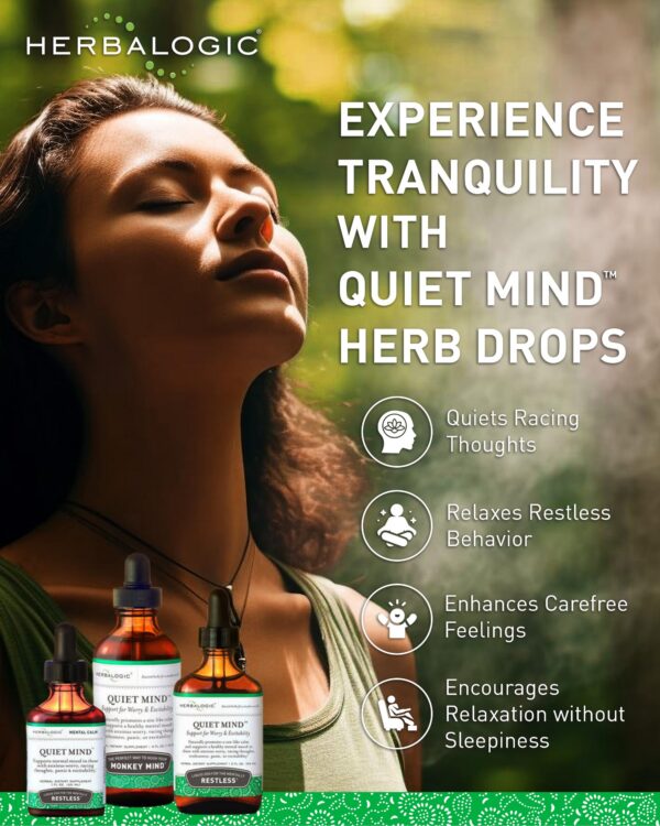 Botella Herbalogic Quiet Mind suplemento calmante tradicional chino