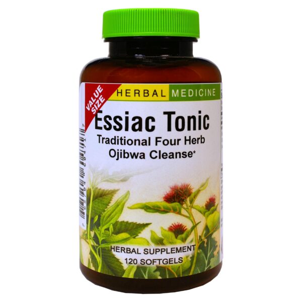 Botella Herbs Etc. Essiac Tonic 120 cápsulas detox