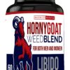 Botella de mezcla Horny Goat Weed con Maca y Tribulus Cápsulas vegetales
