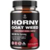 Botella Horny Goat Weed suplemento masculino extra fuerte 60 cápsulas
