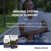Botella de Host Defense cápsulas Mesima para antioxidantes naturales