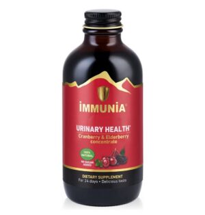 Botella Immunia concentrado arándano saúco 120 ml para salud urinaria