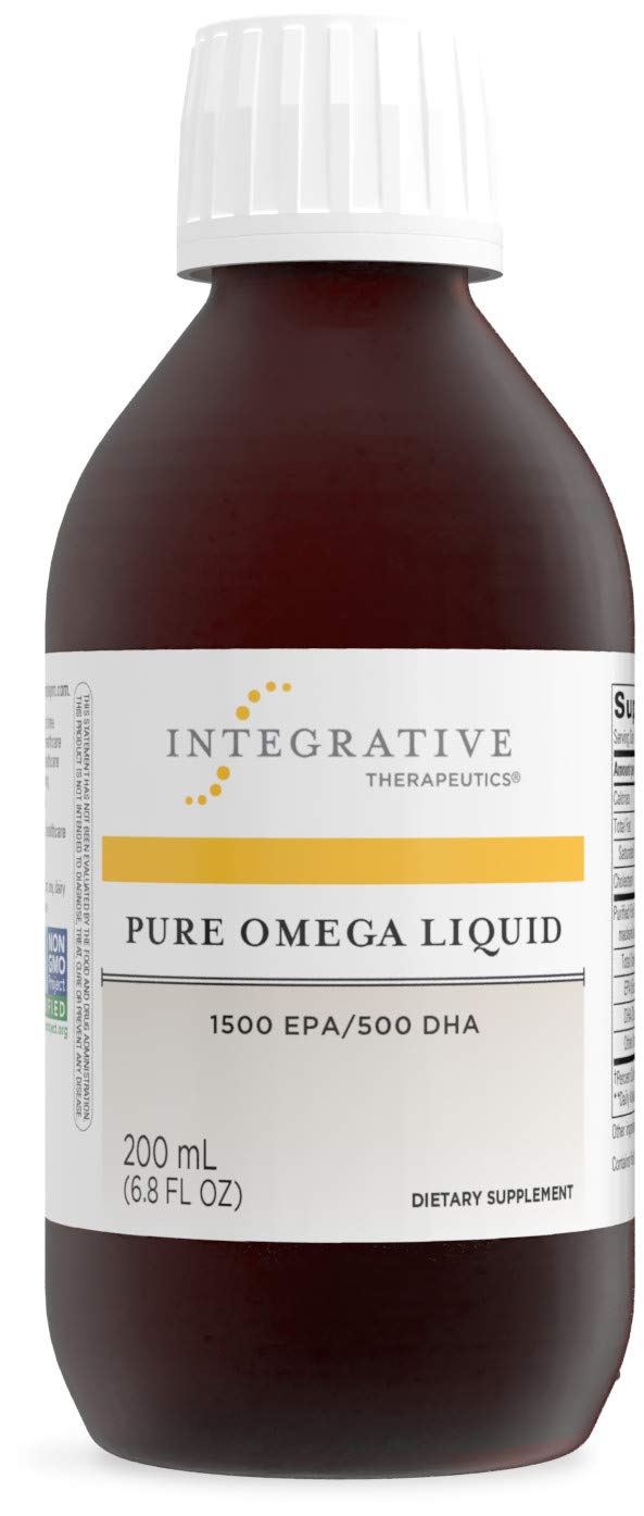 Version 1.0.0 Botella Integrative Therapeutics suplemento líquido omega 3 sabor limón