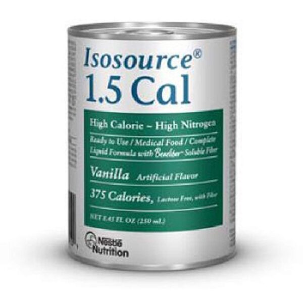 Botella Isosource 1.5 Cal líquida sabor vainilla