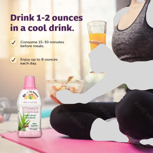 Version 1.0.0 Botella jugo aloe vera Lily Of The Desert para bienestar digestivo