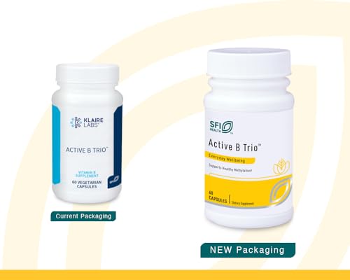 Botella Klaire Labs Active B Trio vitamina B metilada