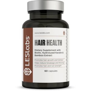 Botella LES Labs Hair Health 60 cápsulas