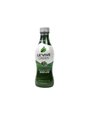 Version 1.0.0 Botella Le’Vive Green bebida energética de aloe vera orgánica