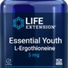 Botella de Life Extension Essential Youth L-Ergothioneine 5 mg