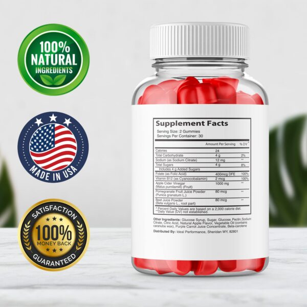 Gomitas Apex Keto en frasco para dieta ketogenic saludable