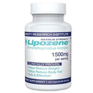 Version 1.0.0 Botella Lipozene suplemento pérdida peso fibra konjac