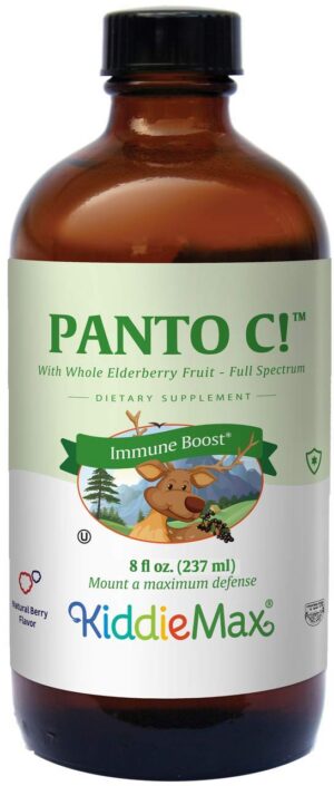 Botella Maxi Health Panto C con Extracto de Saúco 8oz