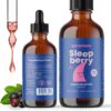 Botella melatonina líquida JoySpring SleepBerry sabor frutos del bosque